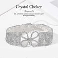 thumbnail image 3 of Wid Rhinestone Necklaces Silver Butterfly Choker Necklace Full Crystal Necklace Festival Party Neck Jewelry for Women and Girls, 3 of 4