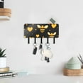 thumbnail image 6 of Yellow Hearts Bees Mail Holder Organizer Wall Mount with Shelf Key Holder Key Rack with 5 Key Hooks for Wall Decorative, 6 of 6