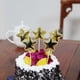 thumbnail image 2 of PU Star Cake Toppers Cake Picks for Decoration 5Pcs Golden Birthday Party, 2 of 2