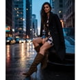 thumbnail image 5 of Cushionaire Women's Porsha Slouchy Vegan Suede Mid-Calf Scrunch Boot with Pointed Toe, Memory Foam & 3-Inch Heel | Wide Widths Available, 5 of 16