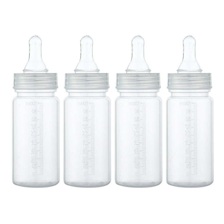 4pcs Infant Bottle Disposable Baby Bottles 0 3 Months Plastic Baby