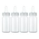 thumbnail image 1 of Botella de bebé de 4pcs Botella para bebés desechables 0-3 meses Botella de plástico para bebés con escala, 1 of 8