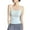 White, variant on Timegard Womens Tank Top Scoop Neck Spaghetti Strap Solid Color Casual Slim Fitting Camis Tee Shirts
