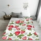 thumbnail image 5 of Fotbe Strawberry1 Manta de Franela Acolchonada con Estampado, Súper Suave y Esponjosa, Extra Grande para Sofá, Cama, Uso Todo el Año-60"x50", 5 of 7