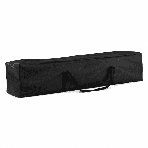 Oxford Cloth Storage Tote Bag Large Capacity Foldable Moving Organizer with Zipper Handle for Clothes Blanket Laundry Travel 16 x 4 x 4 In
