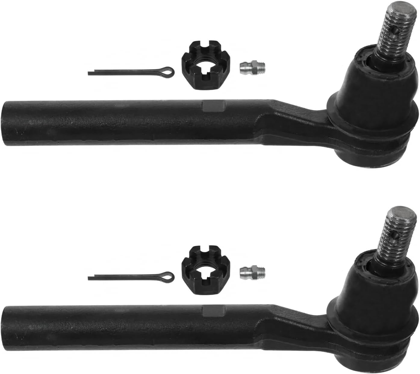 Detroit Axle - Front Inner Outer Tie Rods Kit for 2006 Hummer H3, Inner Tie Rods Outer Tie Rod End Links Replacement