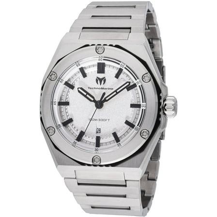Technomarine Coral Quartz Silver Dial Men's Watch TM-416060