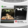 thumbnail image 6 of KEIAHUAN Black Cat Pumpkin Bow Car Trunk Mat 29" x 39" Waterproof Rear Trunk Liner Full Protection Cargo Mat Car Accessories Universal Fit for Most Vehicle, 6 of 7
