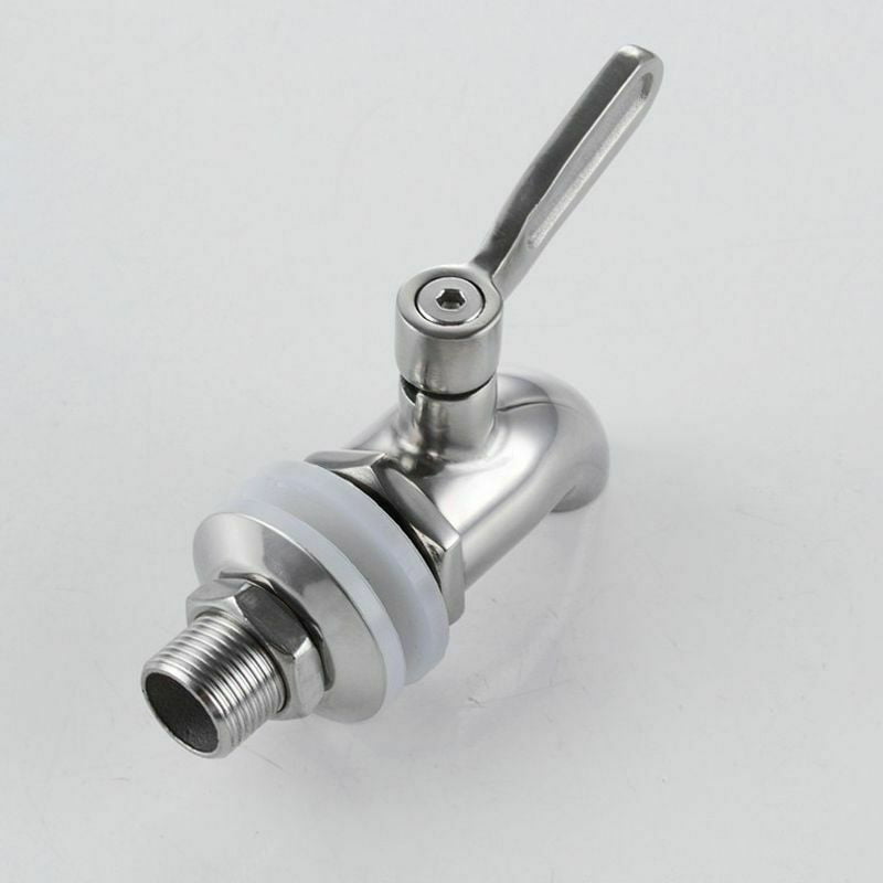 Stainless Steel Faucet Tap Draft Beer Faucet for Home Brew Fermenter Wine DrY8T3 
