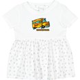 thumbnail image 3 of Inktastic How I Roll School Bus Girls Baby Dress, 3 of 5
