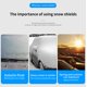 thumbnail image 4 of Puntoco Thickened Car Front Snow Shield, Windshield Snow Proof Frost Proof and Windproof Car Clothing with Hook Sun Block Four Seasons Universal Black Sedan Model, 4 of 9