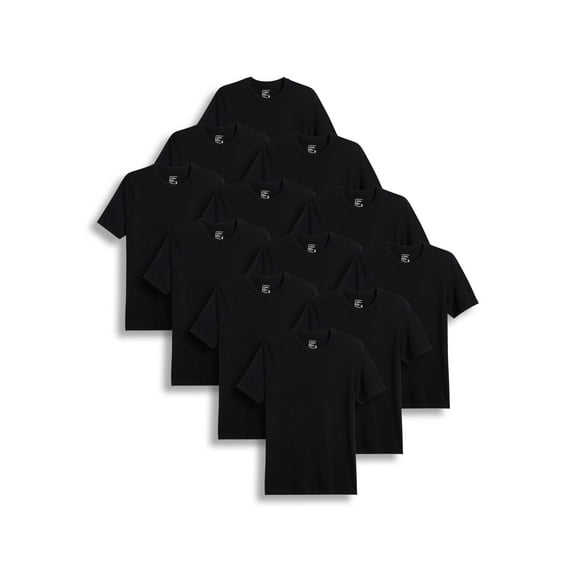 Jockey Men's Big & Tall Classic Crew Neck T-Shirt - 12 Pack