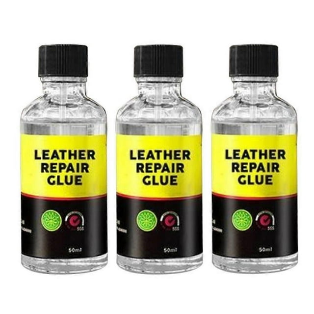 1-3X 50ml Car Leather Repair Glue Seat Maintenance Leather Care Liquid Rubber Gel