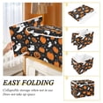 thumbnail image 4 of Foldable Fabric Storage Bin With Handle Collapsible Basket Box Storage With Lid Organizer Ghostly Faces, 4 of 7