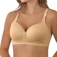 thumbnail image 3 of Uqiangy Gym Tops for Women Women's Bras Breast Reduction Bra Plus Size Bras Senior Bras for Women Posture Corrector Bra for Women Light yellow L, 3 of 8