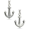 thumbnail image 3 of Women's Stainless Steel Large Anchor Necklace-Hebrews 6:19 by Shields of Strength, 3 of 4