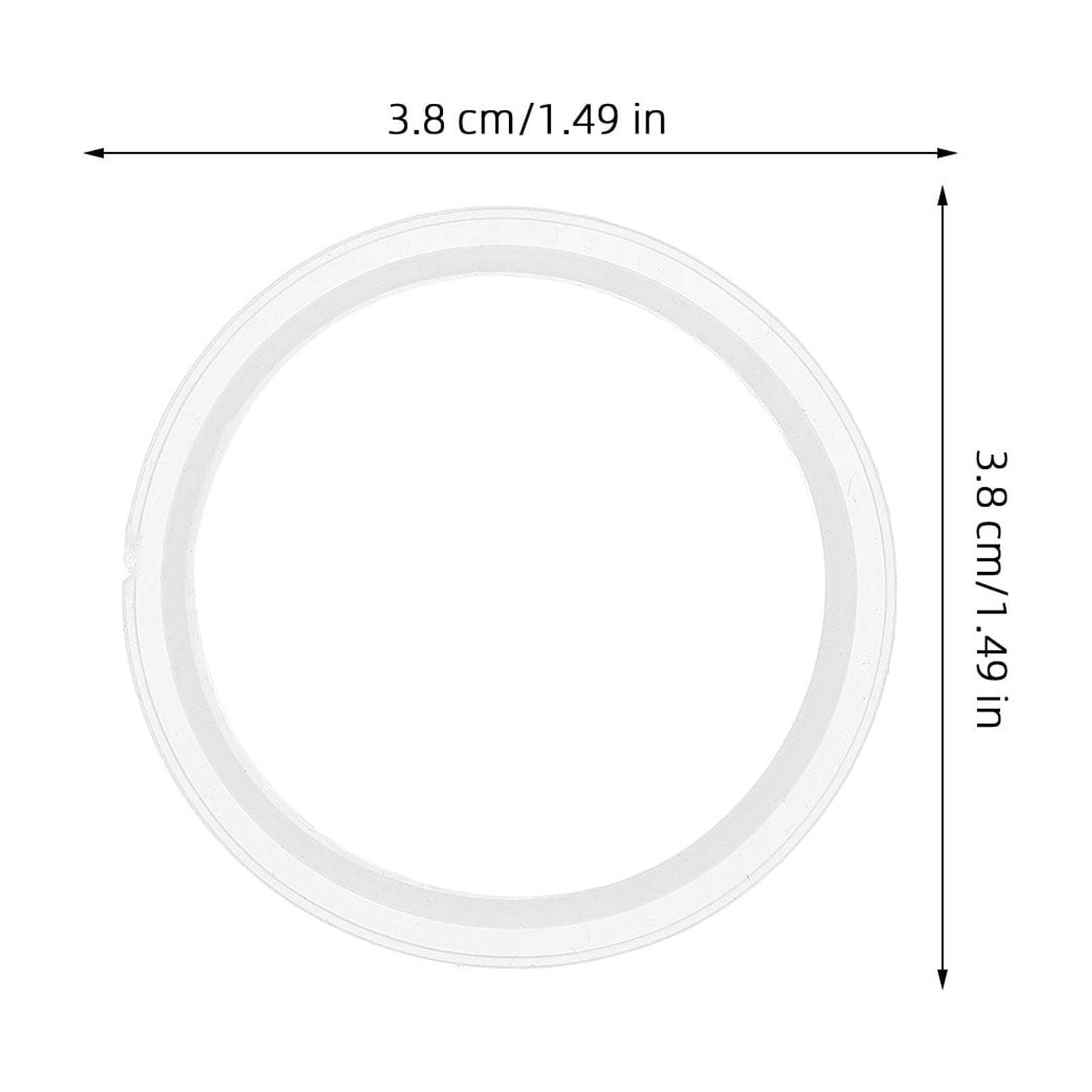 OUNONA 10Pcs Transparent Silicone Sink Sealing Washers Durable Kitchen Basin Gaskets OUNONA 10Pcs Transparent Silicone Sink Sealing Washers Durable Kitchen Basin Gaskets