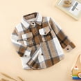 thumbnail image 5 of GYRATEDREAM Boys Long Sleeve Flannel Plaid Shirt Button Down Thick Shirts 6M-4T, 5 of 12