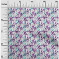 thumbnail image 2 of oneOone Silk Tabby Purple Fabric Abstract Floral Dress Material Fabric Print Fabric By The Yard 42 Inch Wide, 2 of 4