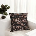 thumbnail image 6 of Pofeuu Coffee Bean Print Double-sided plush pillowcase Square Throw Pillow Covers Pillows Cover for Living Room Bedroom Sofa Couch Cushion Cover（No pillow core）-24"x24", 6 of 7