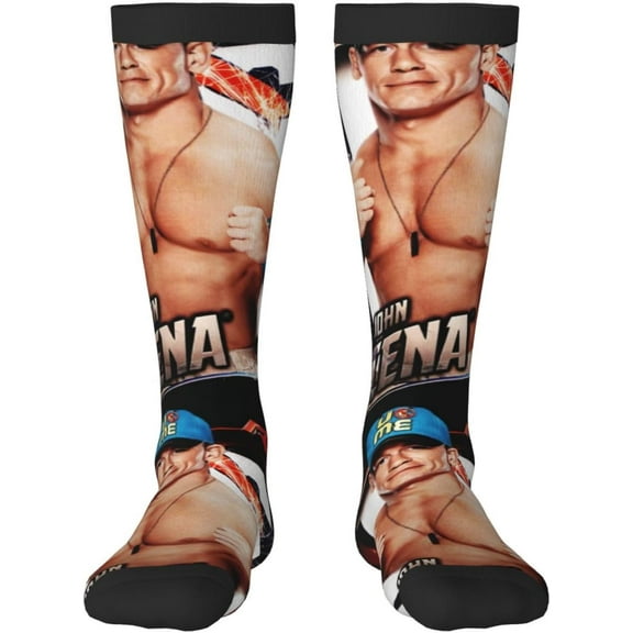 John Cena Stocking Women's Crew Sock High Sock Soft Men's Athletic Socks Outdoor Socks