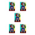 thumbnail image 2 of maskred 1/2/3/5 Rhinestone Painting 5D Colorful Dog Pictures Crystal DIY Drawing -stitch Embroidery Stitchwork 35*25CM 1pcs 5PCS, 2 of 6