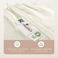 thumbnail image 5 of Whisper Organics 100% Cotton Organic Mattress Protector, 300TC Mattress Pad, Twin size, Ivory, 5 of 8