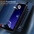thumbnail image 5 of JETech Case for Samsung Galaxy Tab S9 11-Inch with S Pen Holder, PU Leather Business Folio Stand Protective Tablet Cover with Pocket & Straps, Auto Wake/Sleep, Multi-Angle Viewing (Navy), 5 of 6