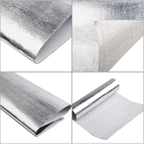Aluminum Coated Car Heat Shield Mat 12 X 24 Inch Effective Heat Protection Fangkenuo