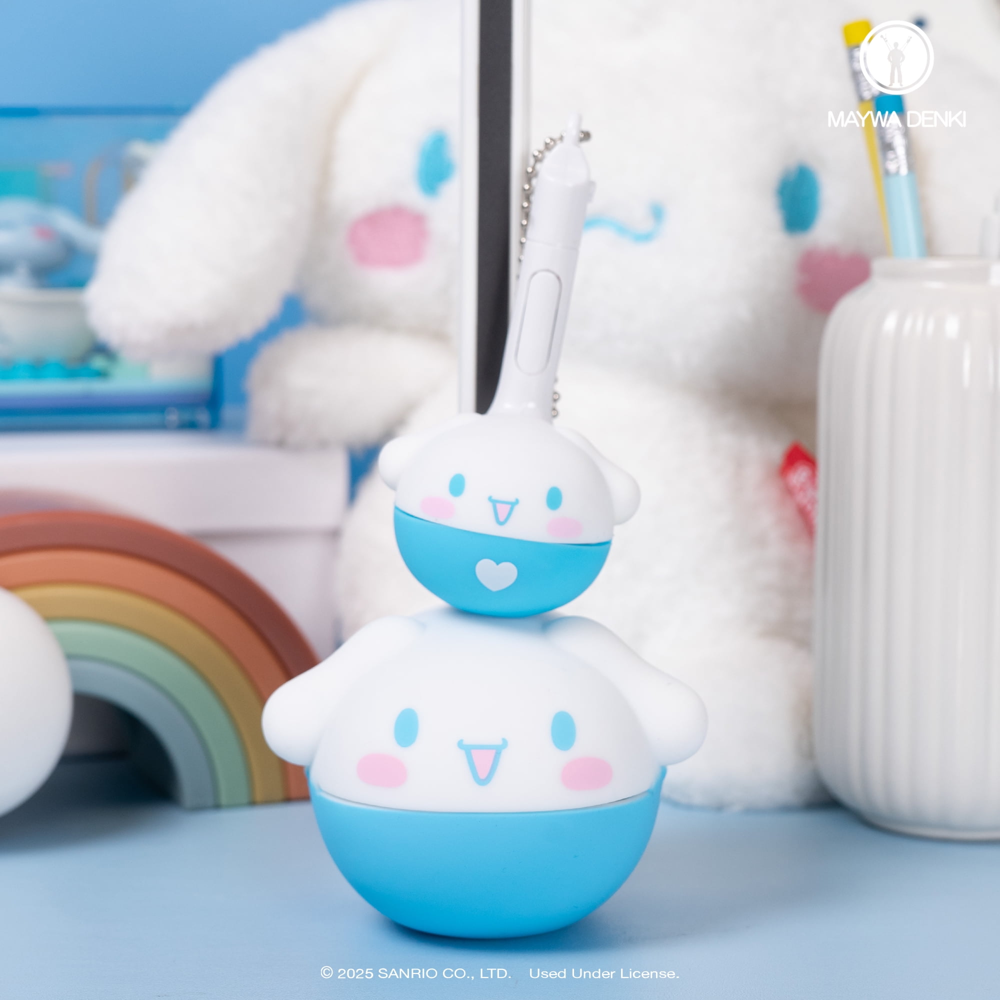 Otamatone Sanrio Cinnamoroll Electronic Portable Music Instrument/Synthesizer Toy from Japan by Maywa Denki (Officially Licensed Hello Kitty and Friends) [English Instructions]