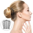 thumbnail image 5 of 6 PCS Hair Fork Clip Hair Side Combs U Shaped Messy Updo Bun Hair Pin Teeth Pins Stick Vintage Meatball Hair Styling Tool Accessories for Women Girls, 5 of 5