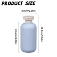 thumbnail image 3 of 3 Pcs Travel Bottles for Toiletries, 200ml Refillable Squeeze Bottle, Leak‑Proof Travel Vessel, Portable Toiletry Storage Container, Multipurpose Shower Liquid Dispenser, Shampoo Carrying Flask, 3 of 4