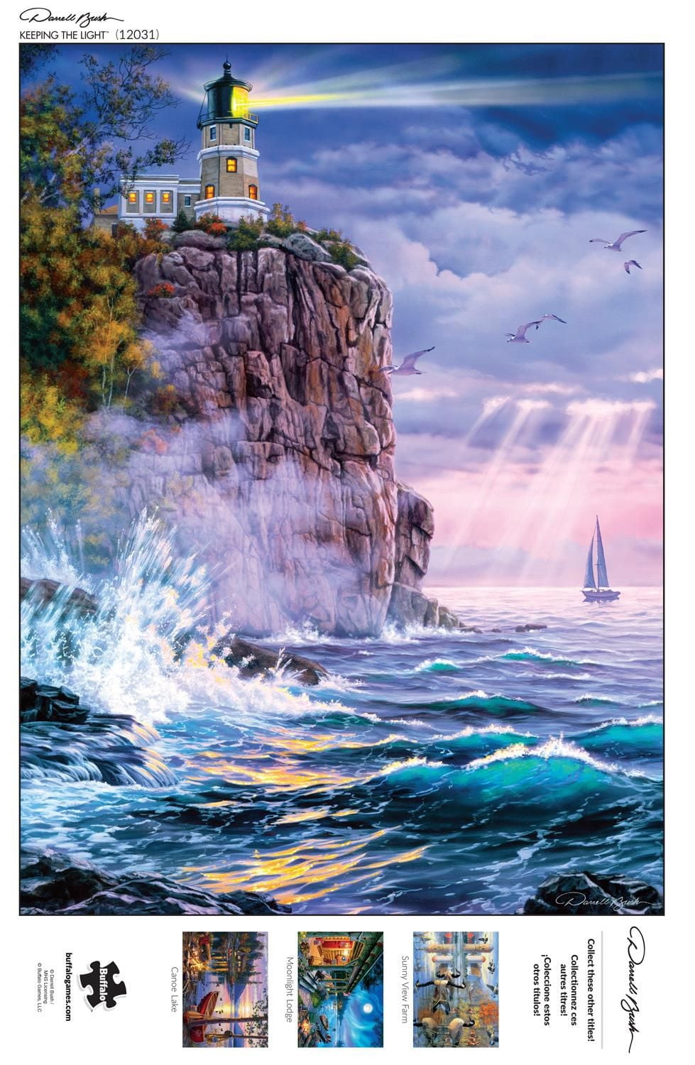 Buffalo Games - Darrell Bush - Keeping the Light - 1000 Piece Jigsaw Puzzle
