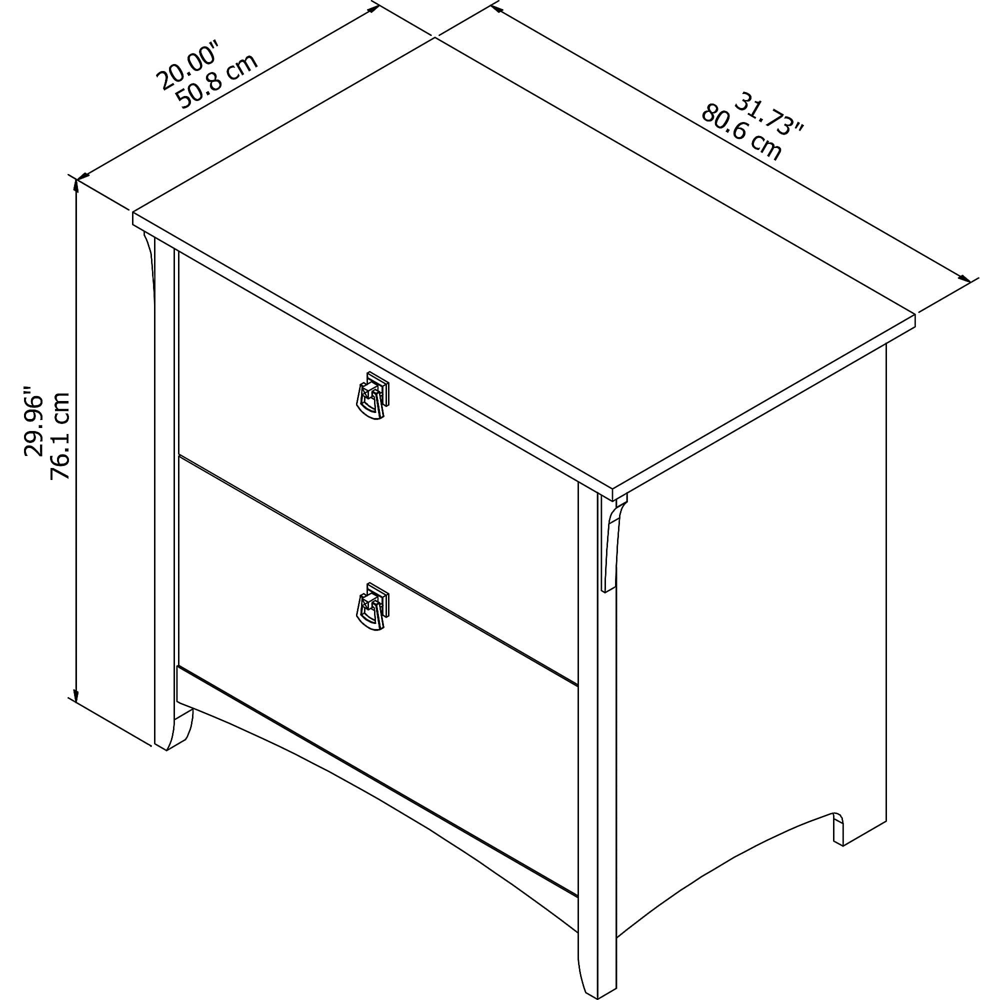 bush salinas file cabinet