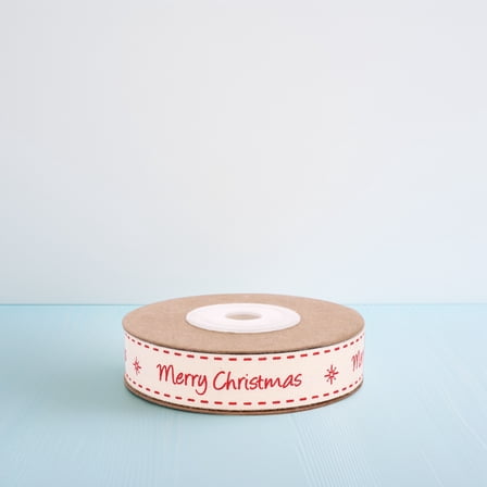 UPOUART Holiday Red Cotton Ribbons for Christmas and Wrapping