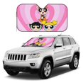 thumbnail image 3 of The Powerpuff Girls Car Sun Shade Windshield Sunshade Aluminum Foil Sun Shield For Uv Protection & Heat Blocking Small, 3 of 9