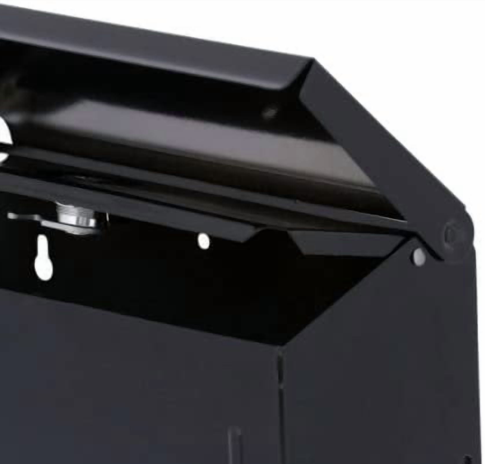 Gibraltar Mailboxes Wall-Mounted Locking Mailbox Black - Durable Powder Coat Steel Finish — Home & Garage Storage, Stackable Design