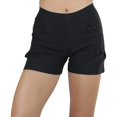 thumbnail image 5 of ToBeInStyle Women's Cotton-Blend Stretch Shorts, 5 of 5