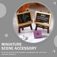 TUIBELYN Mini Blackboard Dollhouse Wooden Furniture Decoration