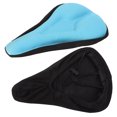 thumbnail image 2 of Esponja de silicona antideslizante gruesa para bicicleta de montaña, funda para asiento de bicicleta de carretera (azul), 2 of 8