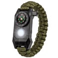 thumbnail image 1 of Fashion Men Outdoor LED Light Survival Umbrella Rope SOS Bracelet Emergency Rescue Bracelet Compass Sport Whistle Bracelets DMH, 1 of 6