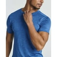 thumbnail image 4 of Real Essentials 5 Pack: Men’s Dry-Fit Moisture Wicking Active Athletic Performance Crew T-Shirt, 4 of 7