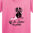 thumbnail image 4 of Inktastic Cowgirl Life is Better in Pink Youth T-Shirt, 4 of 5