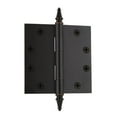 thumbnail image 2 of Grandeur 814590 4.5 X 4.5" Plain Bearing Square Corner Mortise Door Hinge - Brass, 2 of 7