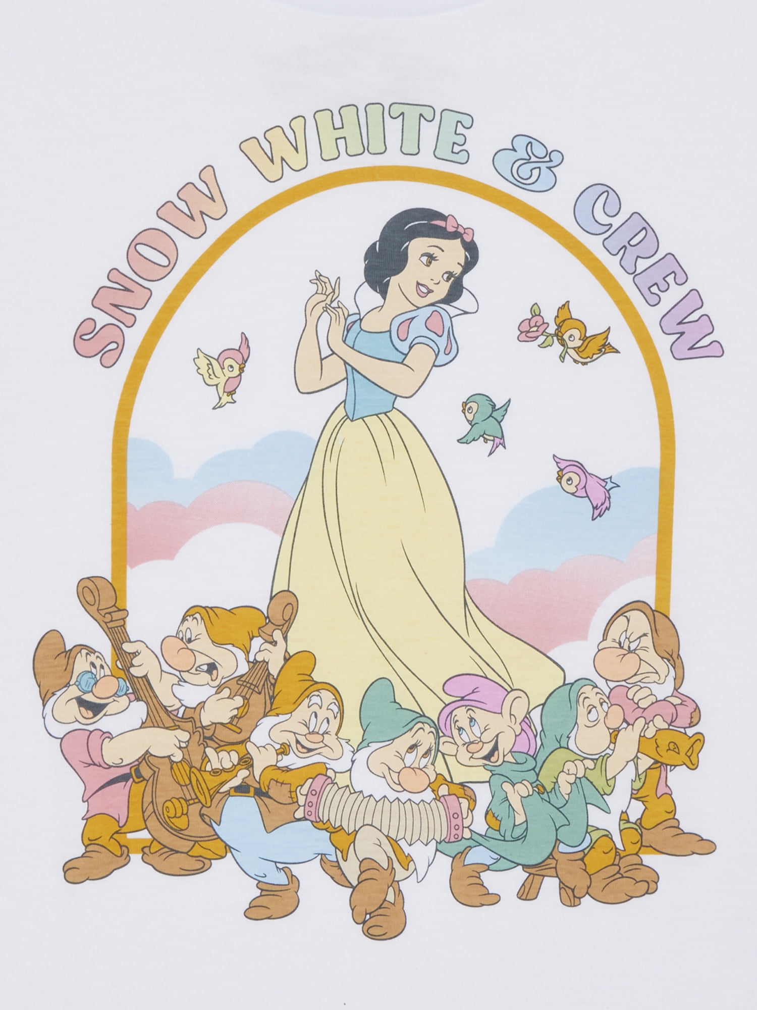 Disney Snow White Girls Short Sleeve Graphic T-Shirt, Sizes 4-16