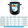 thumbnail image 2 of Grow Bags Tall, Fabric Plant Bag Pots with Handles for Vegetables, Flowers Trees, 2 of 8
