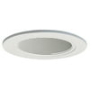 Cooper-1PK Halo 4" White Coilex Baffle With White Trim Ring For Use With H99t & H