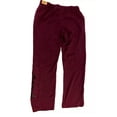 thumbnail image 2 of Victoria's Secret Pink Fleece Heritage Sweatpants Color Maroon Script Logo Size Small NWT, 2 of 3