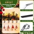 thumbnail image 3 of Minetom Christmas Stocking Holders for Mantle Set of 6, Non-Slip Adjustable Mantle Stocking Holders, Mantle Fireplace Stocking Hooks, Fireplace Stocking Hangers Set for Party Christmas Decorations, 3 of 8