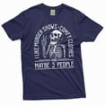 thumbnail image 4 of I Like Murder Shows Comfy Clothes And Maybe Like 3 People Funny Halloween Tee shirt (X-Large Black), 4 of 7